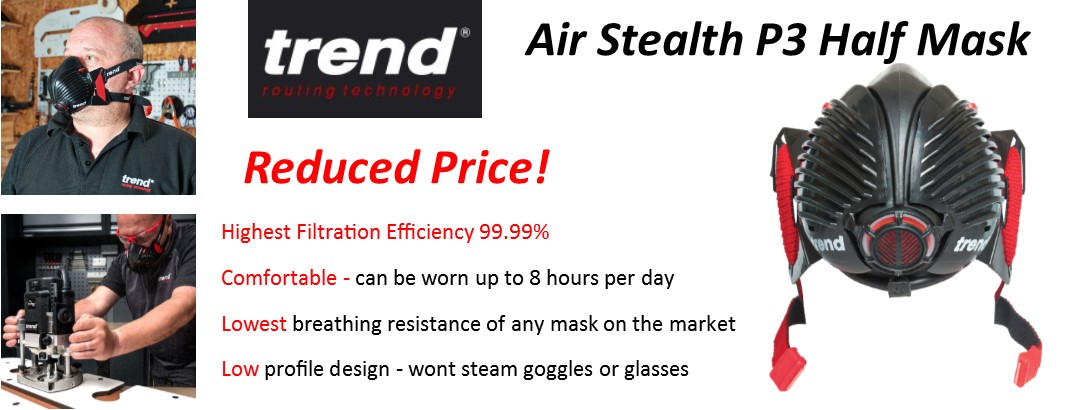 Trend Air Stealth Half Face Mask.